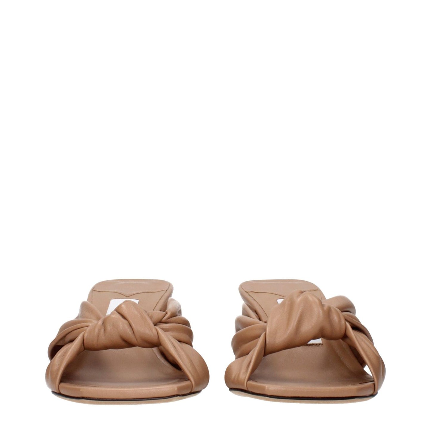 Jimmy Choo Beige Leather Sandals with vintage effect, MPN AVENUE50NAPBISCUIT, featuring a stylish design, perfect for luxury fashion fans.