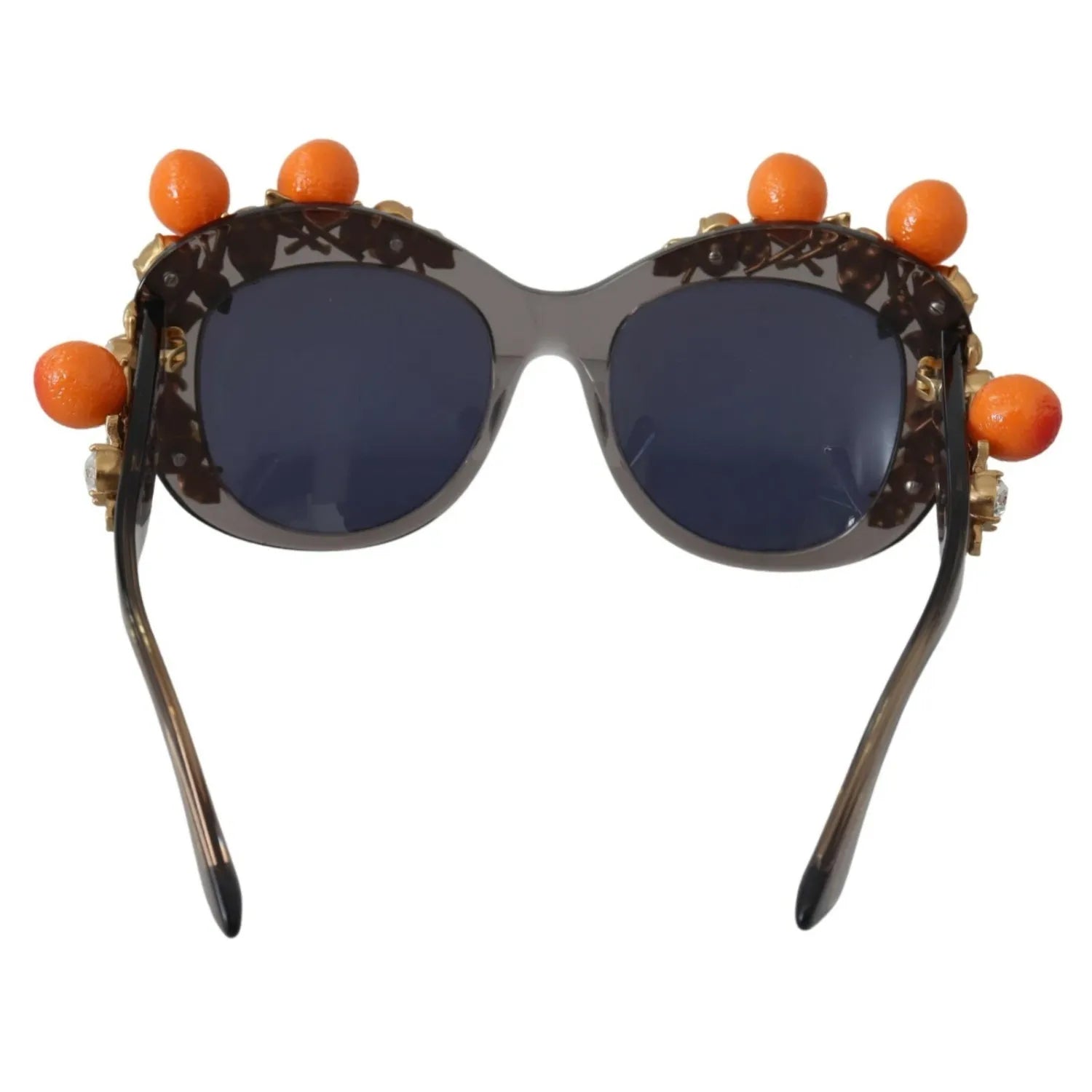 Dolce & Gabbana DG4283B Acetate Crystals Orange Appliques Sunglasses