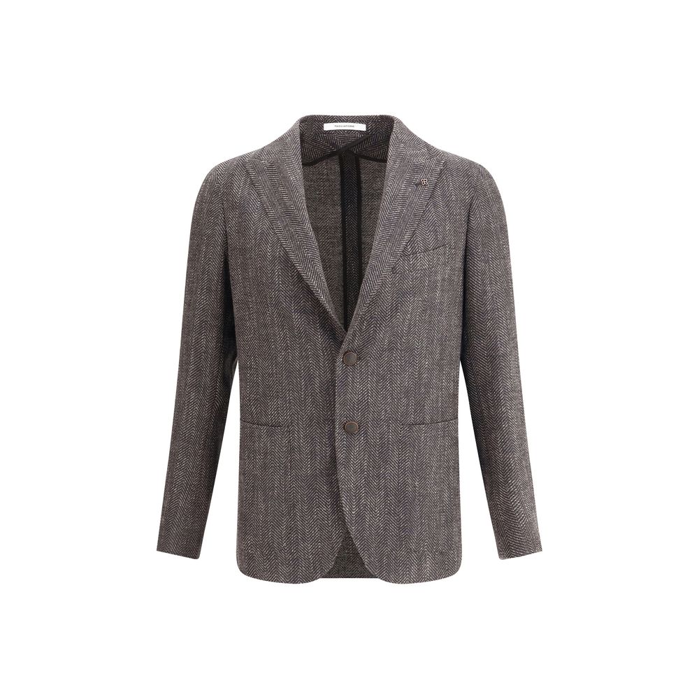 Tagliatore Black Fleece Wool Clothing