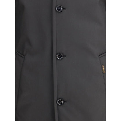 MooRER Black Polyester Coat