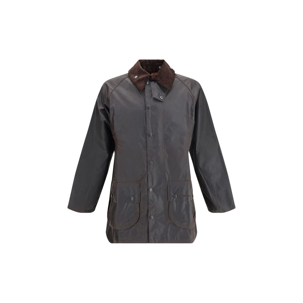 Barbour Black Cotton Coat
