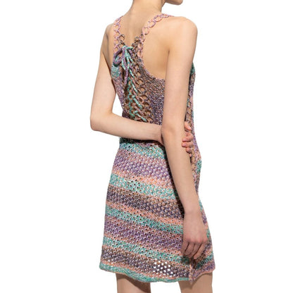 Chloé Multicolor Wool Casual Dress