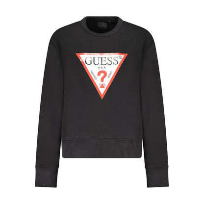 Guess Jeans Black Cotton Women Sweater