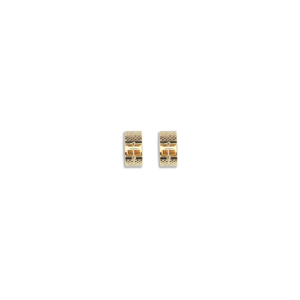 Jil Sander Gold Brass Earrings