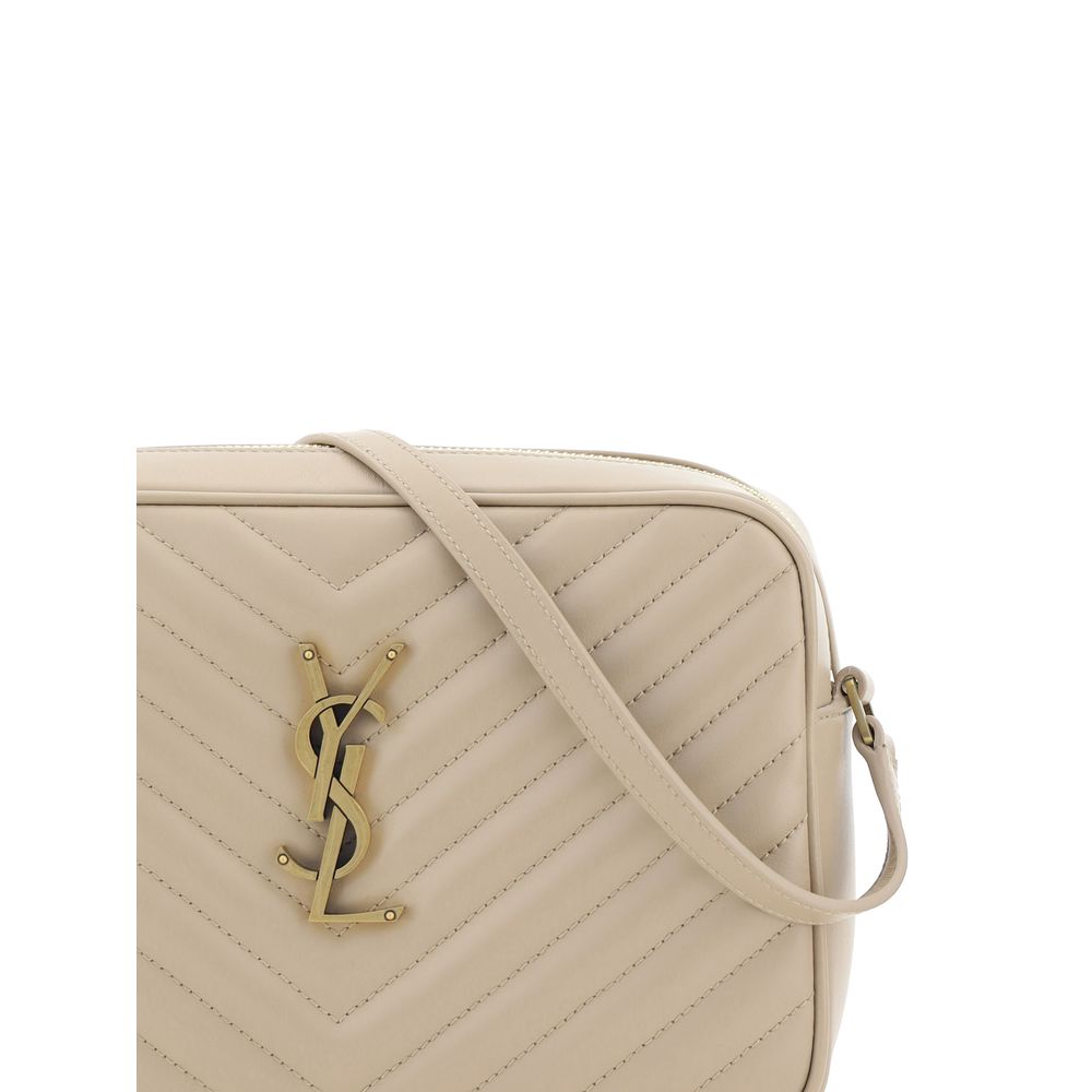 Saint Laurent Beige Calf Leather Bos Taurus Shoulder Bag