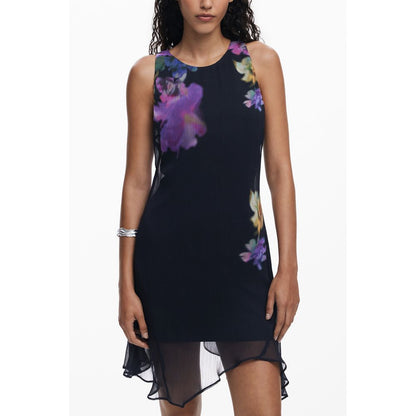 Desigual Black Polyester Women Dress
