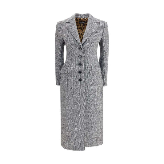 Dolce & Gabbana Single-breasted chevron Coat
