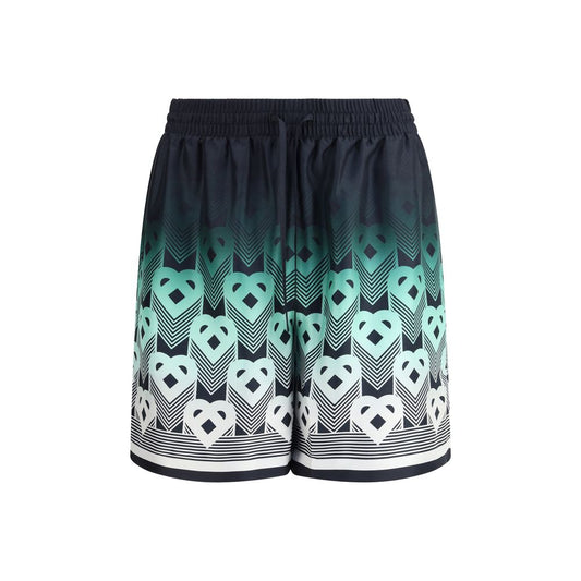 Casablanca Multicolor Silk Bermuda Shorts