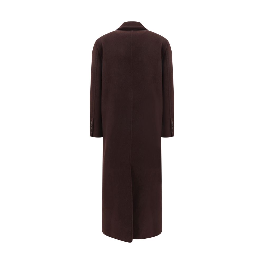 Brunello Cucinelli Bordeaux Cashmere Coat