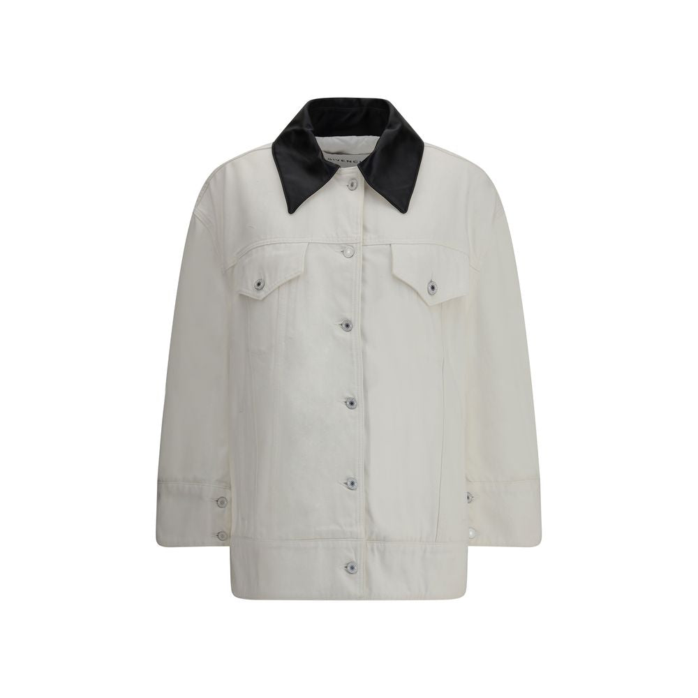Givenchy White Cotton Denim Jacket