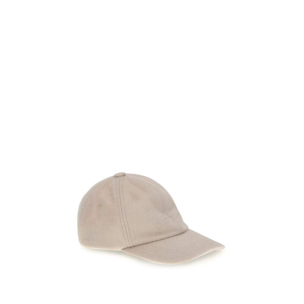 Jacquemus Beige Wool Cap (Baseball Hat)