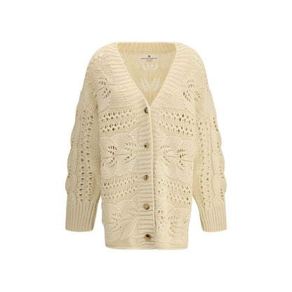 Ermanno Scervino Beige Cashmere Cardigan