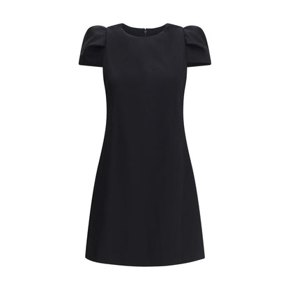 Alexander McQueen Black Wool Casual Dress with elegant fitted silhouette and zip closure, perfect for refined contemporary looks.