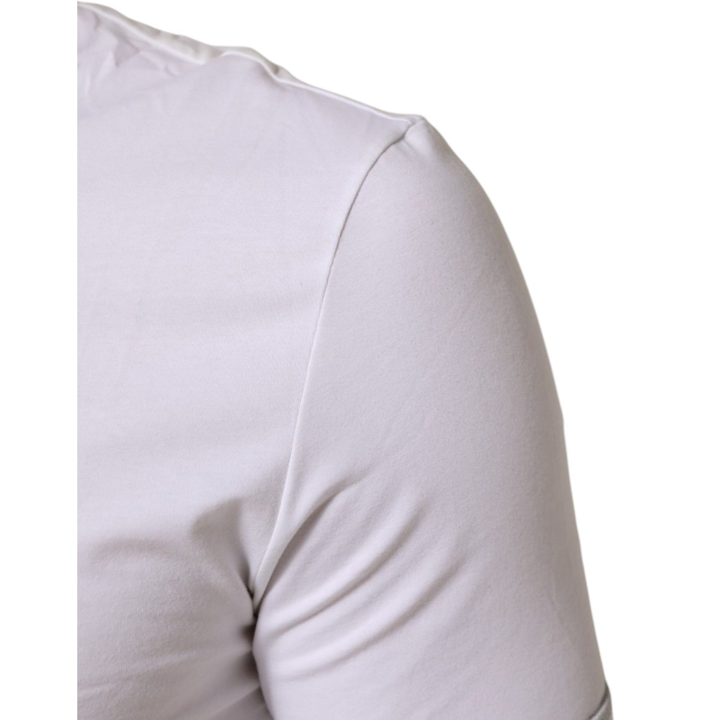 Dolce & Gabbana White Cotton Round Neck Men Underwear T-shirt