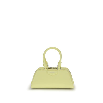 Givenchy Yellow Calf Leather Bos Taurus Handbag with elegant design and articulated handles.