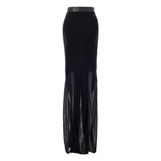 Tom Ford Black Viscose Long Skirt