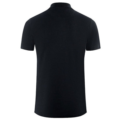 Aquascutum Black Cotton Polo Shirt