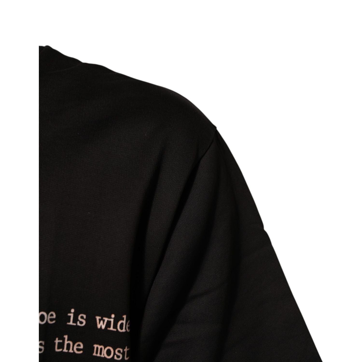 Dolce & Gabbana Black Marilyn Monroe Cotton Crew Neck T-shirt