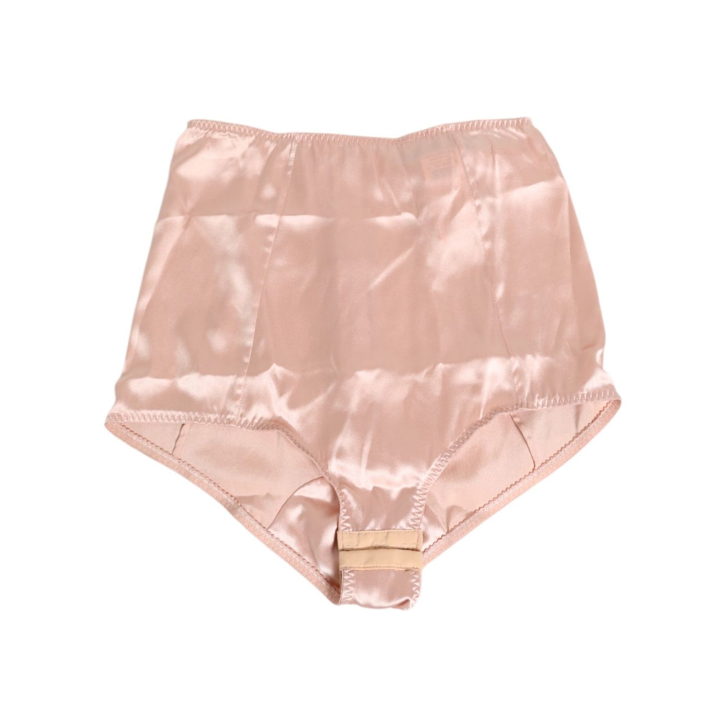 Dolce & Gabbana Pink Acetate High Waist Shorts Panty Underwear