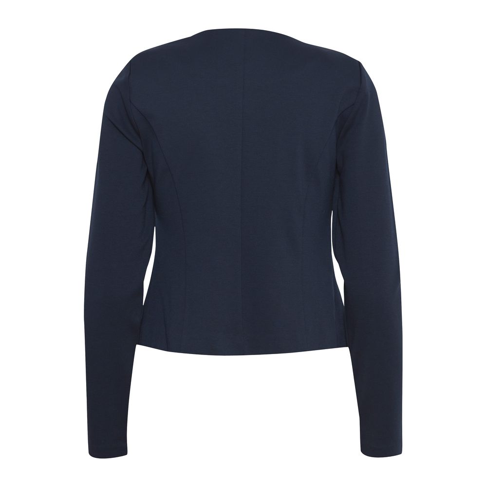 ICHI Blue Polyester Blazer