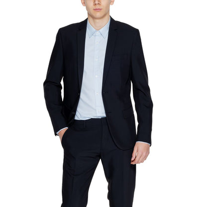 Antony Morato Black Polyester Blazer