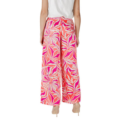 Only Multicolor Recycled Polyester Casual Pants