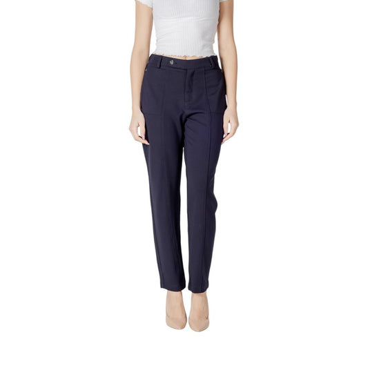Street One Blue Viscose Pant