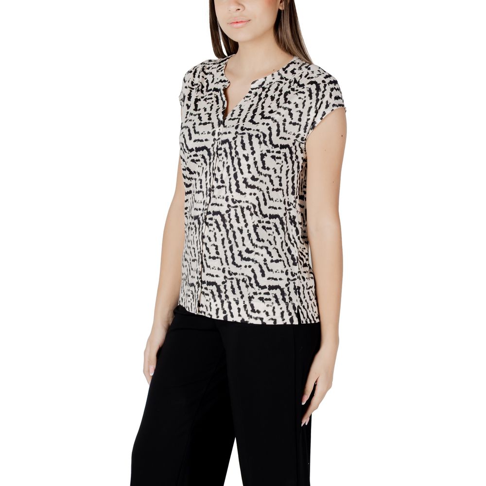 Street One Cream Cotton T-Shirt