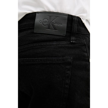 Calvin Klein Jeans Black Cotton Bermuda Shorts