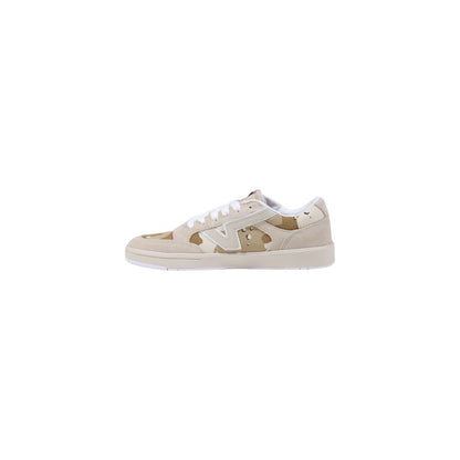 Vans Beige Suede Leather Low Top Sneakers