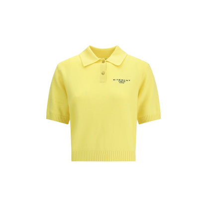 Givenchy Yellow Wool Polo Shirt