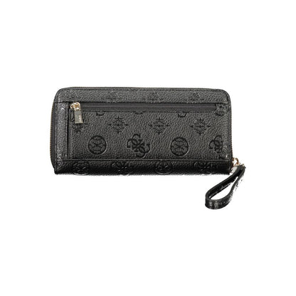 Guess Jeans Black Polyethylene Women Wallet