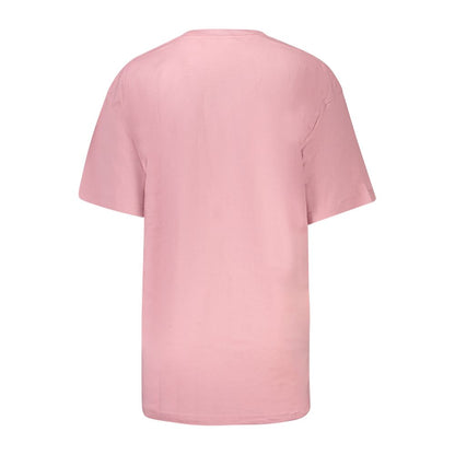 Vans Pink Cotton Women T-Shirt