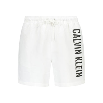 Calvin Klein White Polyester Swimwear
