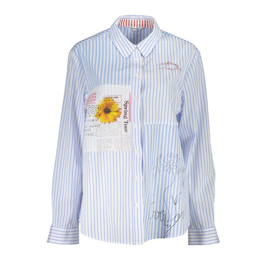 Desigual Blue Viscose Shirt