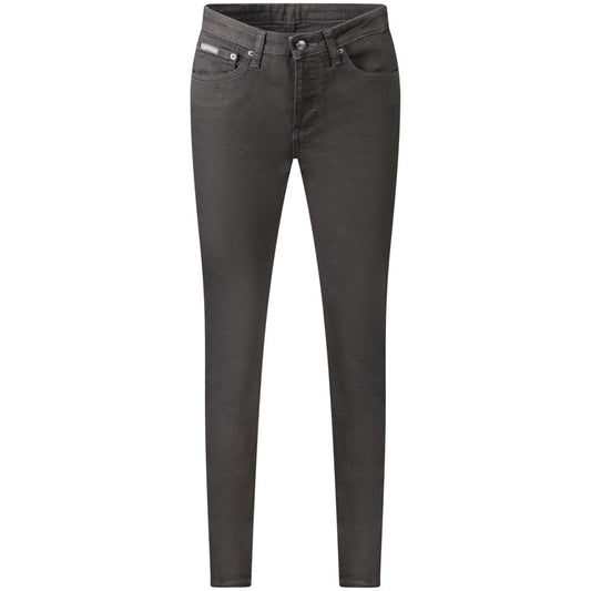 Calvin Klein Black Cotton Women's Jeans