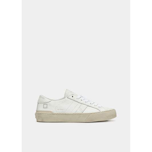D.A.T.E White Leather Sneaker
