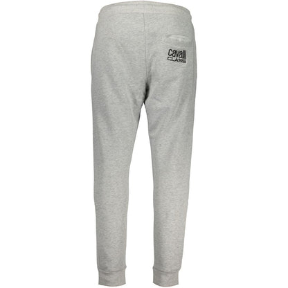 Cavalli Class Gray Cotton Pant