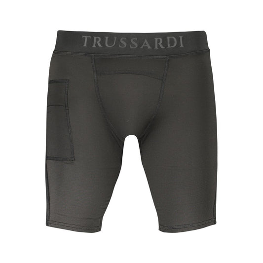 Trussardi Black Polyester Men's Track Pant
