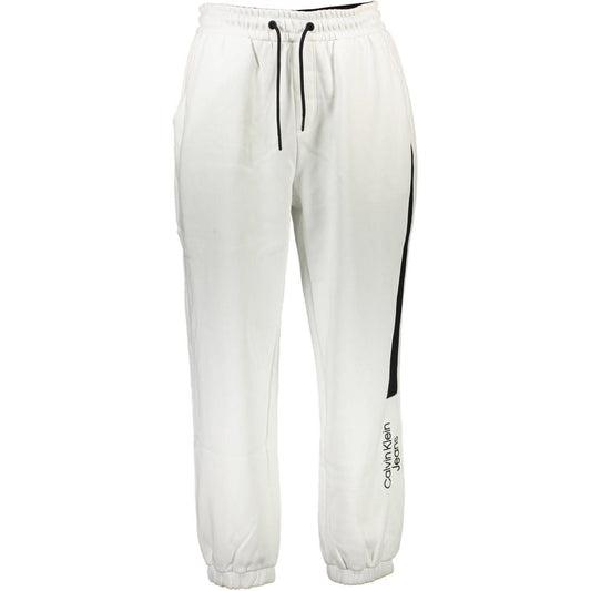 Calvin Klein White Cotton Men's Sport Trouser