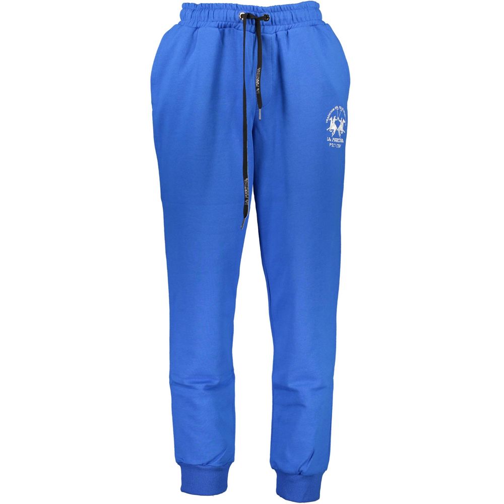 La Martina Blue Cotton Pant