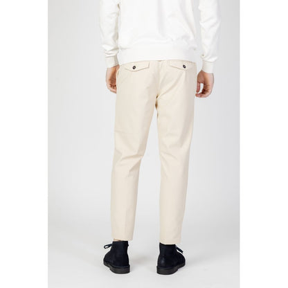 Borghese Beige Nylon Casual Pants