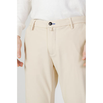 Borghese Beige Nylon Casual Pants