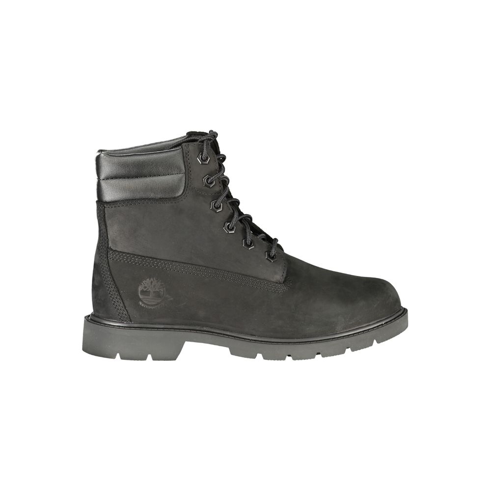 Timberland Black Leather Women Ankle Boot