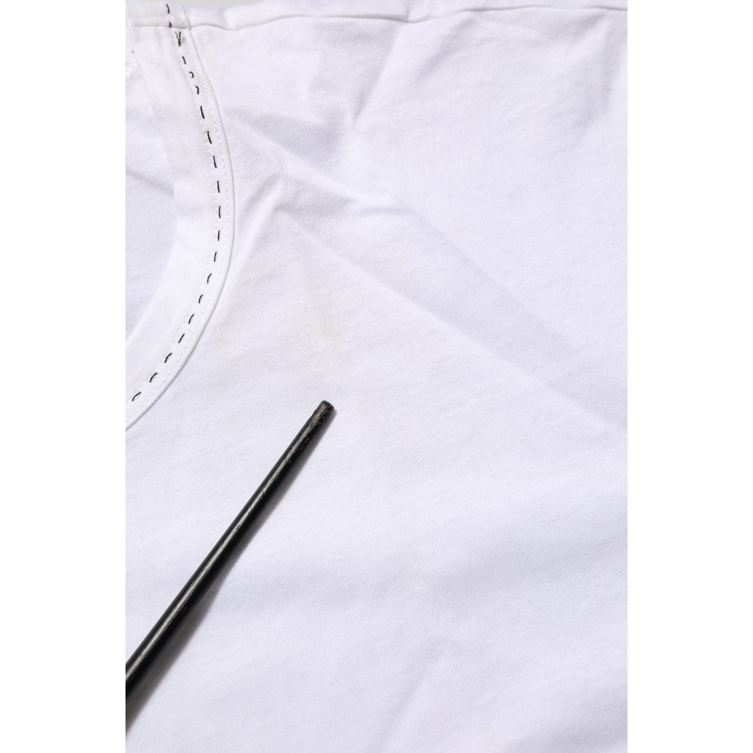 Dolce & Gabbana White Cotton Crew Neck Underwear Tee T-shirt