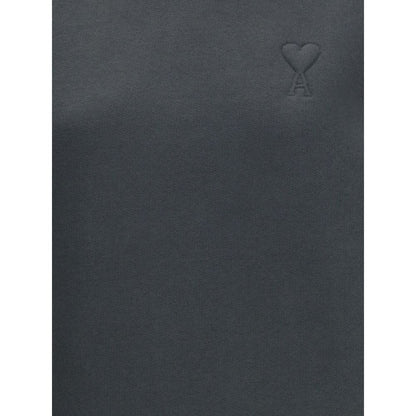 Ami Paris Gray Cotton Sweatshirt