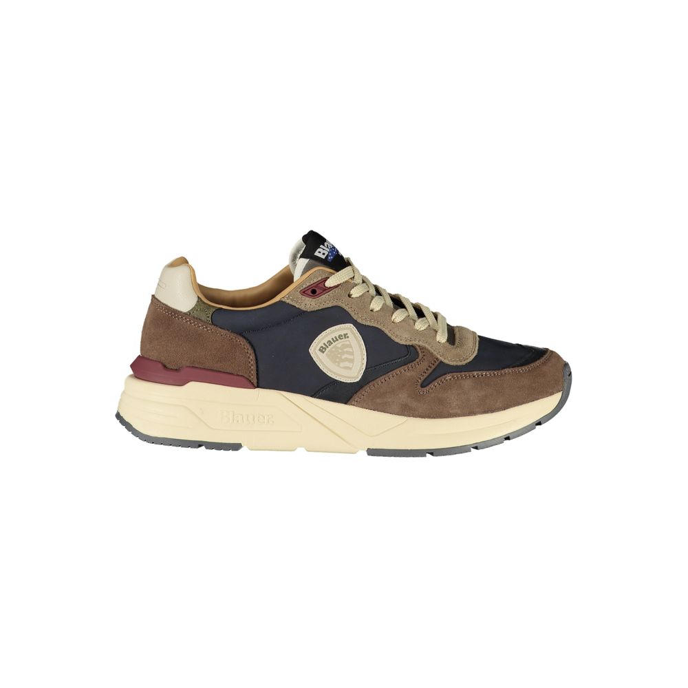 Blauer Blue Polyurethane Men Sneaker