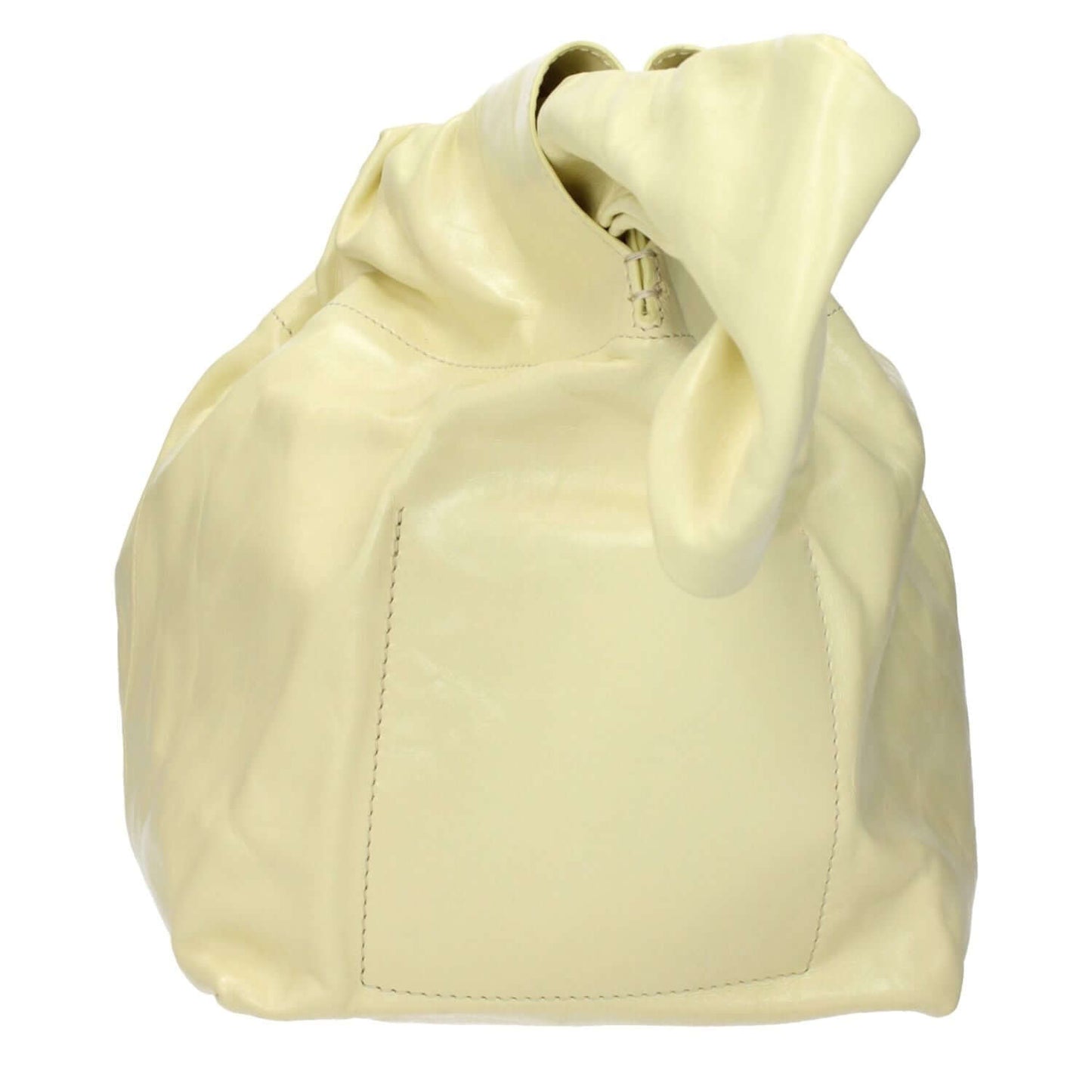 Jil Sander Yellow Leather Handbag