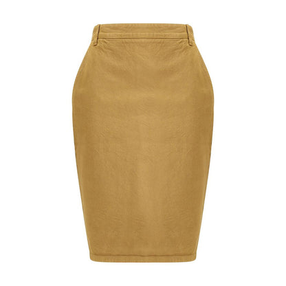 Saint Laurent Beige Denim Skirt