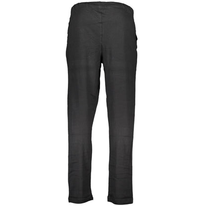 Gianmarco Venturi Black Cotton Pant